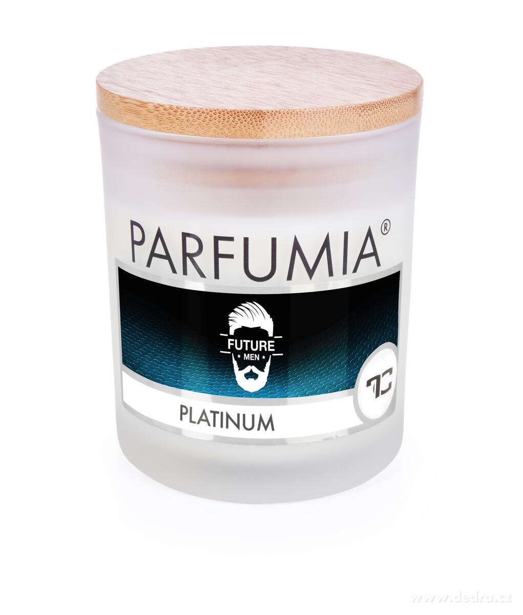 Sójová vonná EKO svíce PARFUMIA®  vůně PLATINUM 250 ml