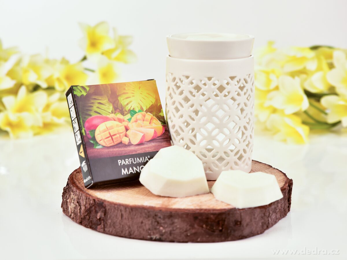 Vonný sójový EKO vosk do aromalampy PARFUMIA® MANGO, 40 ml