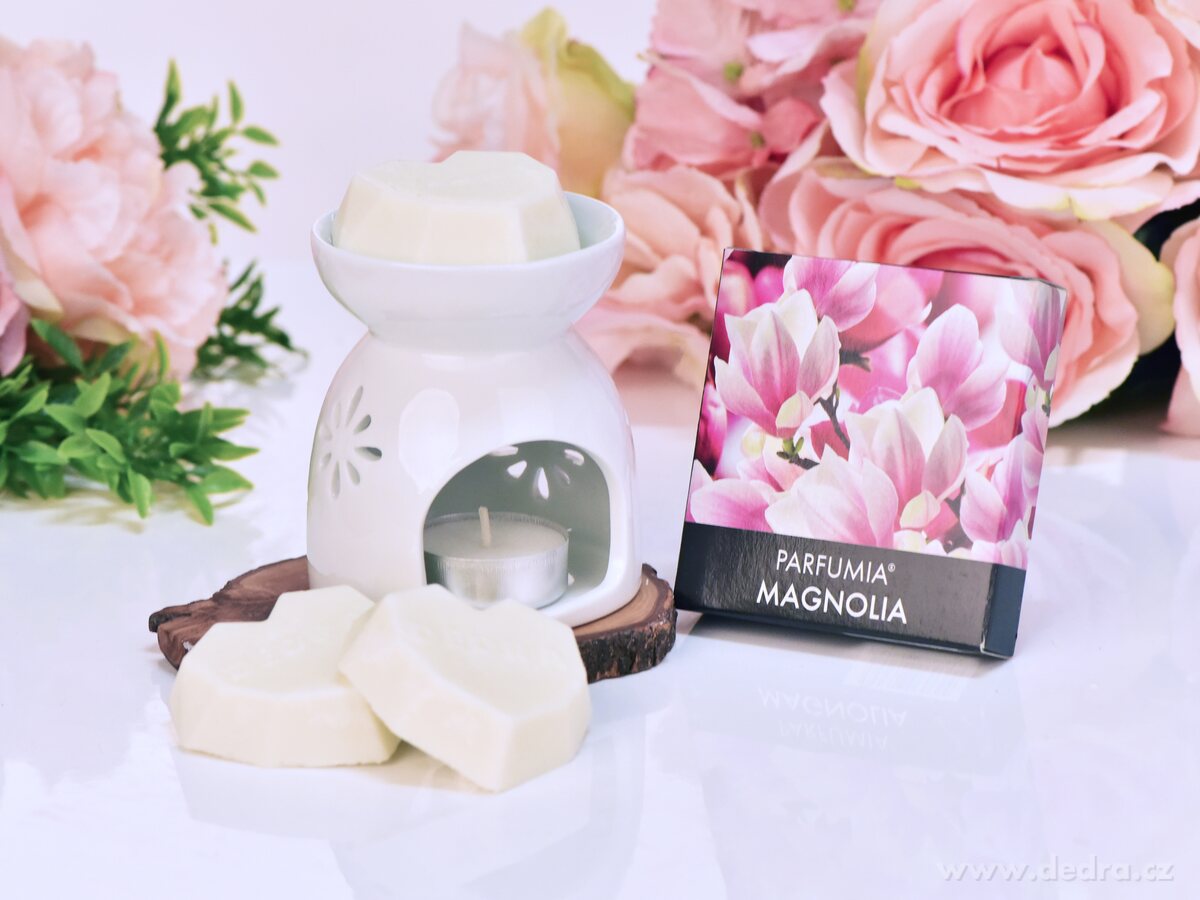 Vonný sójový EKO vosk do aromalampy PARFUMIA® MAGNOLIA, 40 ml