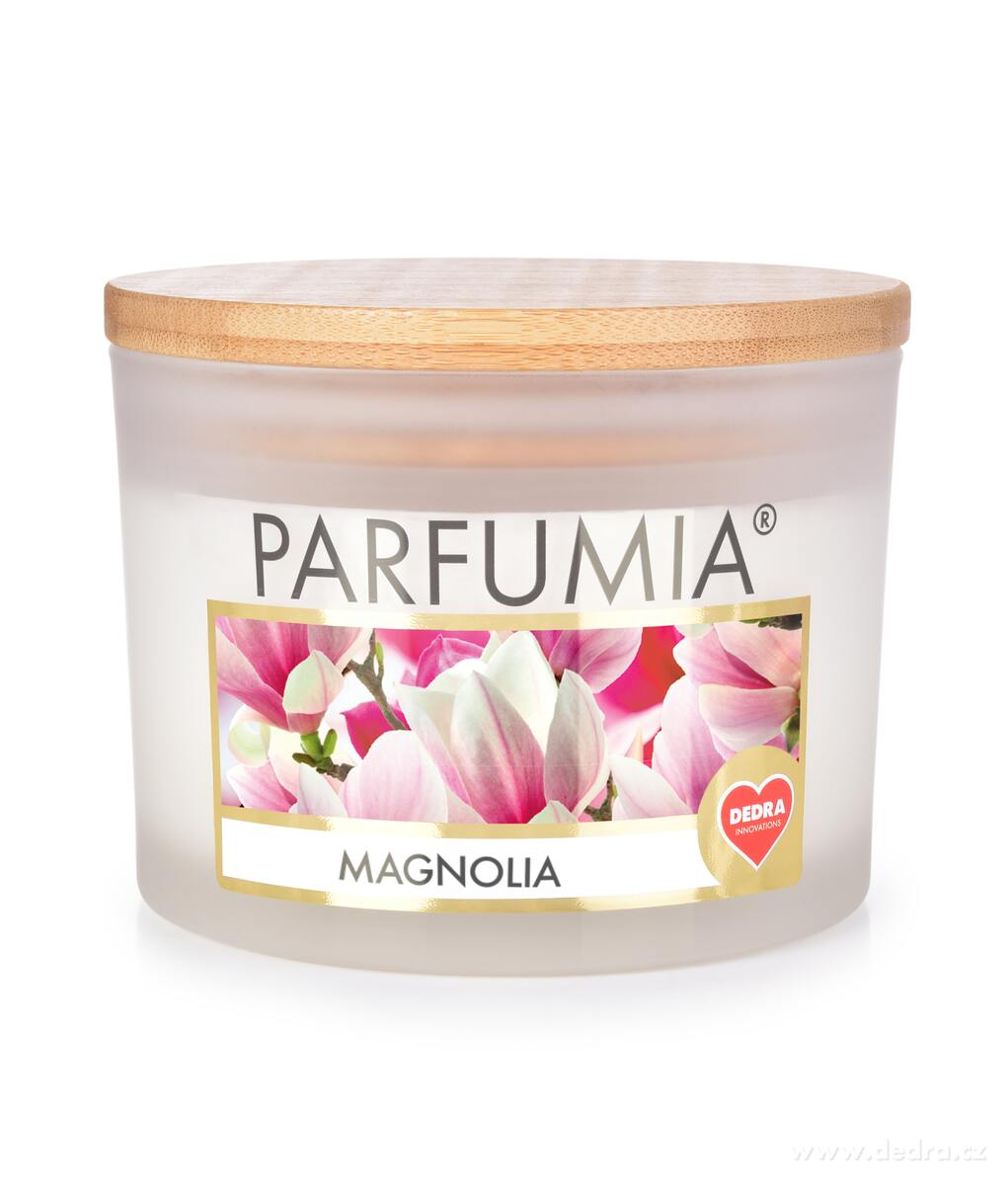 INTENSE 2 KNOTY sójová vonná EKO svíce PARFUMIA® MAGNOLIA, 400 ml