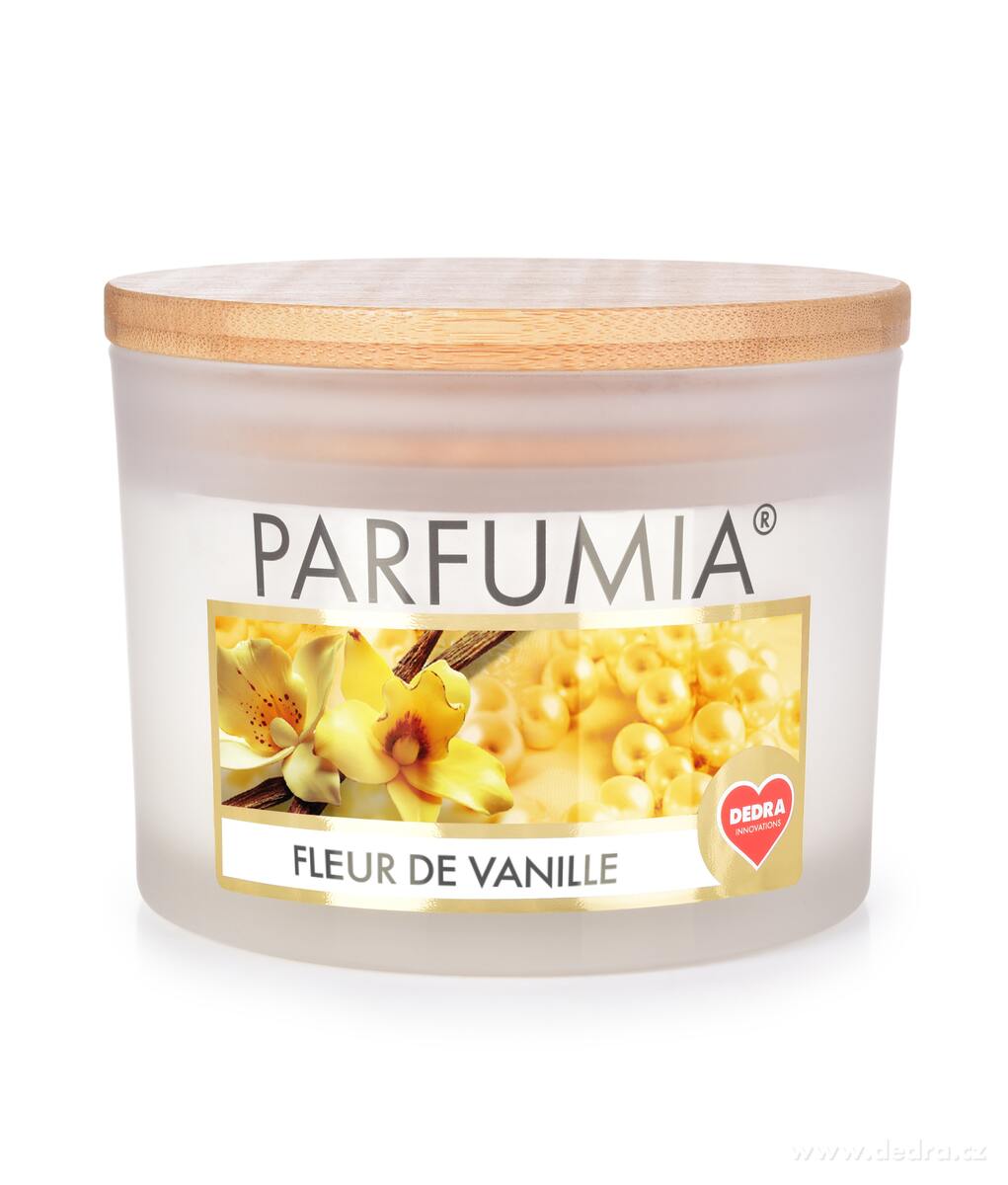 INTENSE 2 KNOTY sójová vonná EKO svíce PARFUMIA® FLEUR DE VANILLE, 400 ml