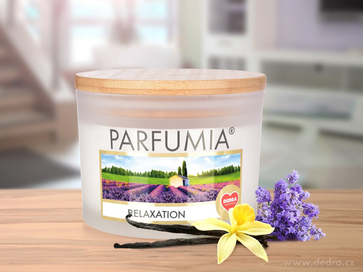 INTENSE 2 KNOTY sójová vonná EKO svíce PARFUMIA® RELAXATION 400 ml