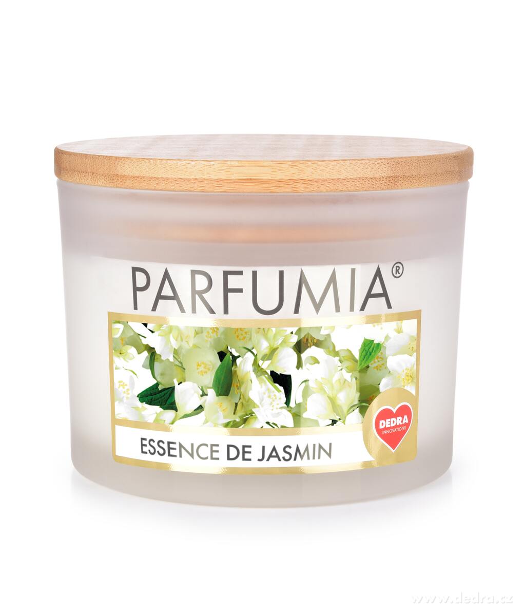 INTENSE 2 KNOTY sójová vonná EKO svíce PARFUMIA® ESSENCE DE JASMIN, 400 ml