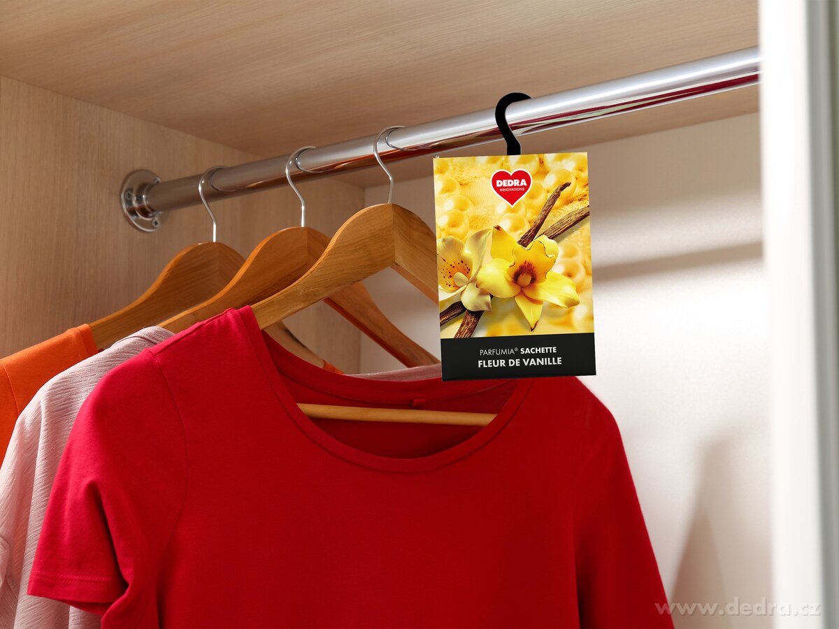 DEDRA Vonný sáček - sašetka, FLEUR DE VANILLE, PARFUMIA®, 8 g