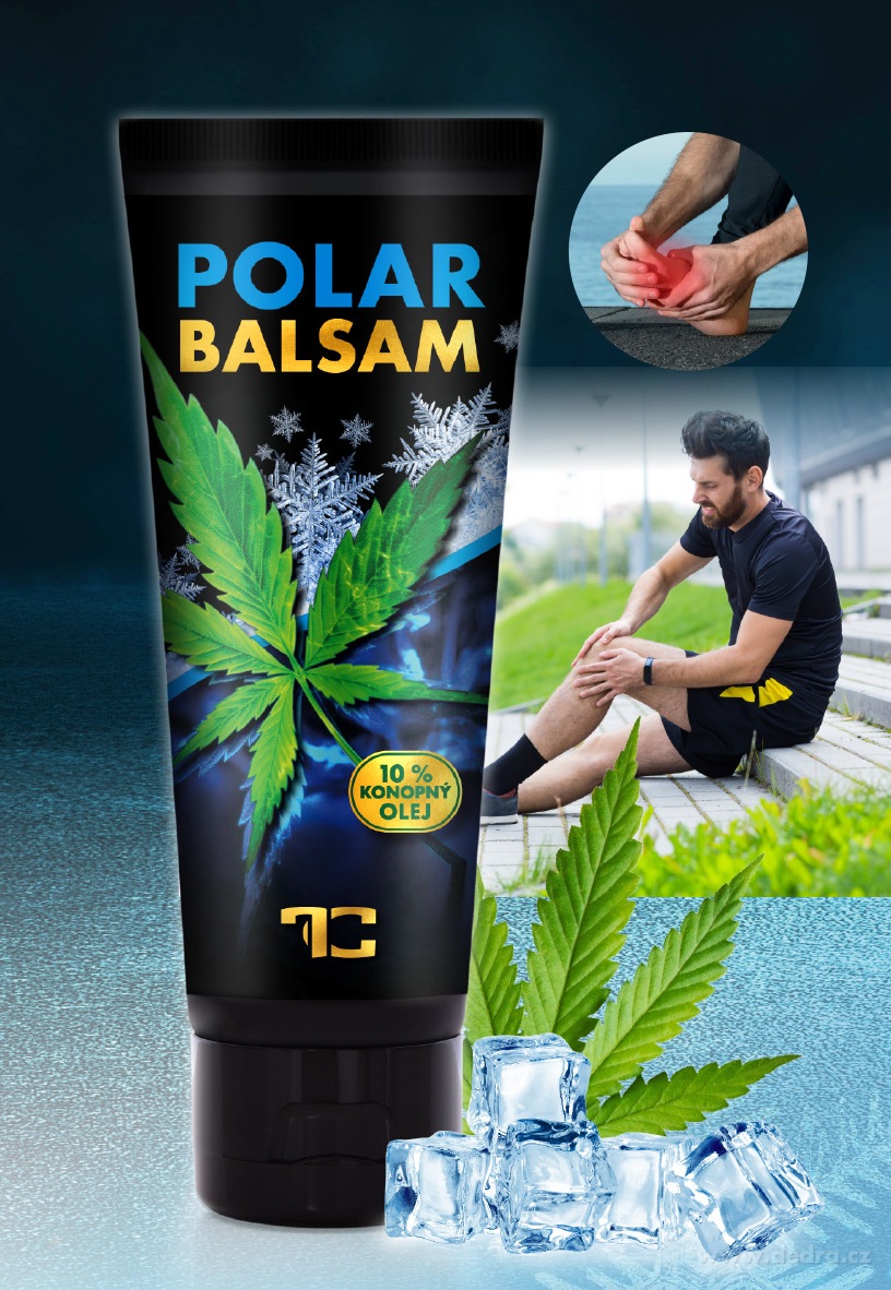 DEDRA POLAR BALSAM CANABIUM® Chladivý balzám konopný 200 ml