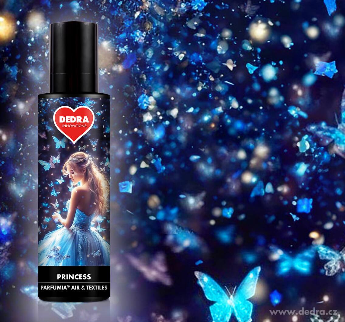 Osvěžovač vzduchu a textilií PRINCESS, 250 ml