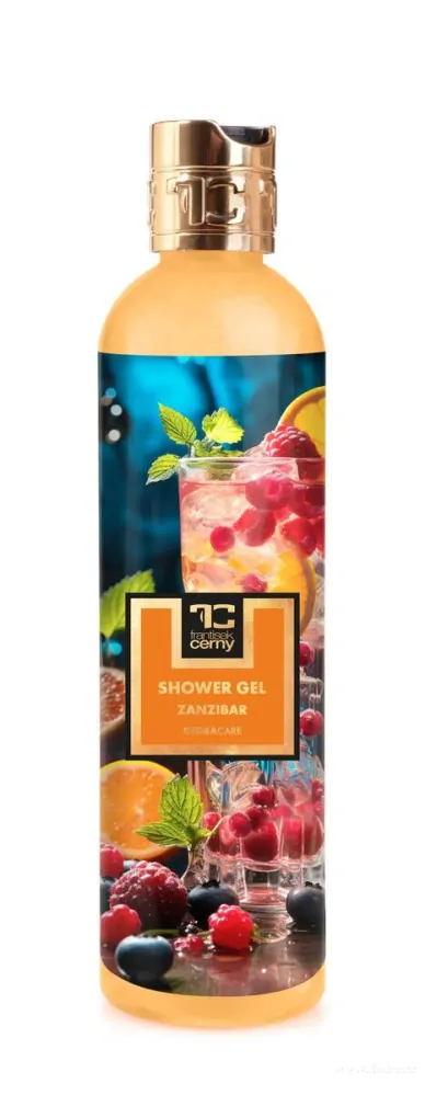 DEDRA Přírodní sprchový gel s glycerinem a Aloe vera, ZANZIBAR, 320 ml