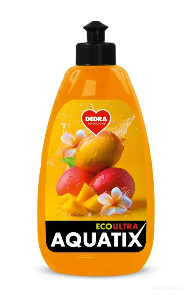 Dedra Rostlinný koncentrát na nádobí, MANGO, ECOultra AQUATIX®, 500 ml