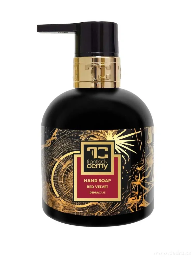 DEDRA Přírodní zvláčňující mýdlo s glycerinem a Aloe vera, RED VELVET, 320 ml