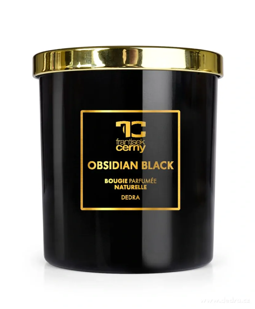 DEDRA Sójová vonná EKO svíce PARFUMIA®, OBSIDIAN BLACK 250 ml