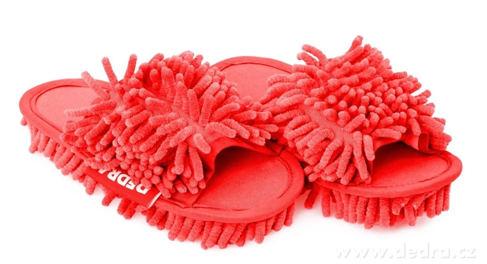 "Samochodky" úklidové botky, stélka cca 25 cm (vel. cca 36-40), červené