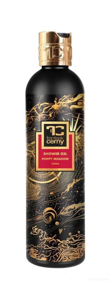 DEDRA Přírodní sprchový gel s glycerinem a Aloe vera, POPPY MEADOW, 320 ml