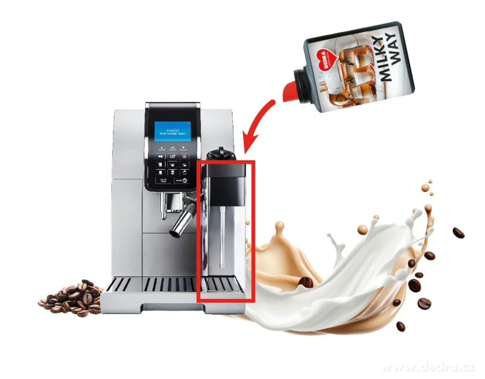 DEDRA MILKY WAY Čistič mléčných cest a karafy na mléko 500 ml