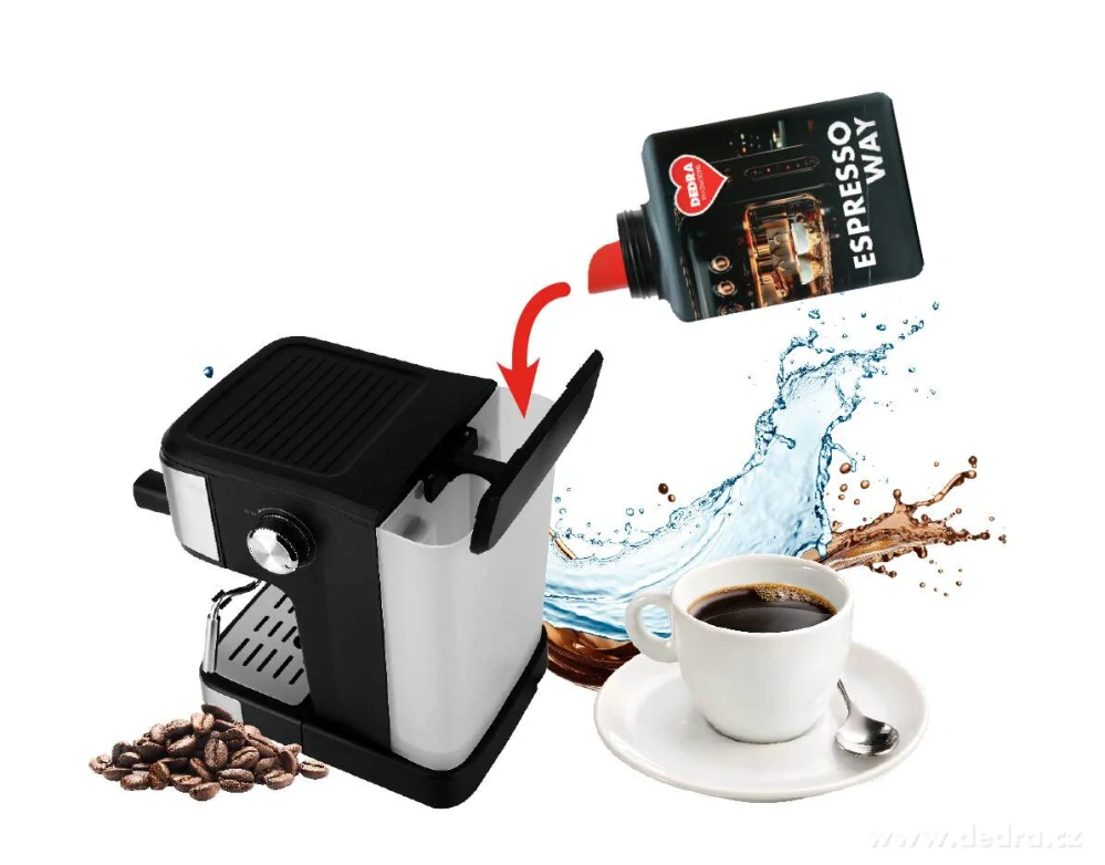 DEDRA ESPRESSO WAY Tekutý odvápňovač kávovaru 500 ml