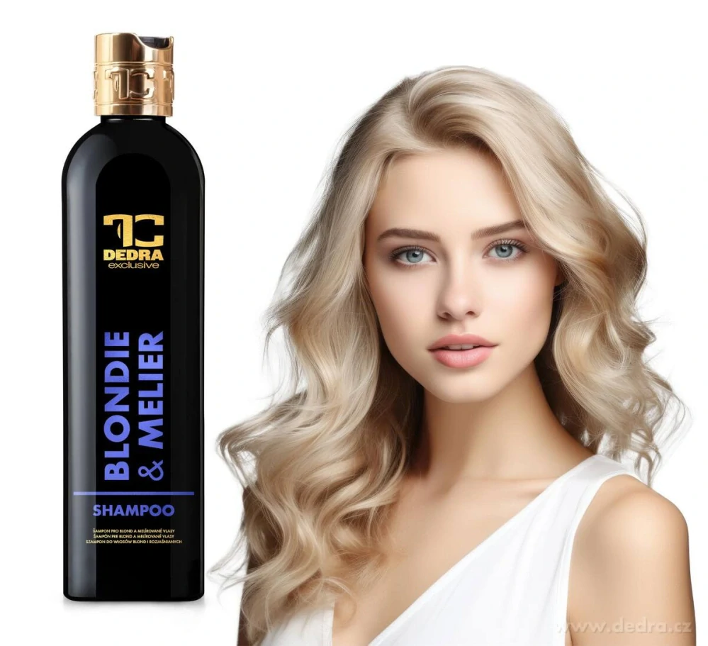 DEDRA Sada 1+1 šampón a kondicionér pro blond a melírované vlasy, BLONDIE & MELIER, 320 + 250 ml