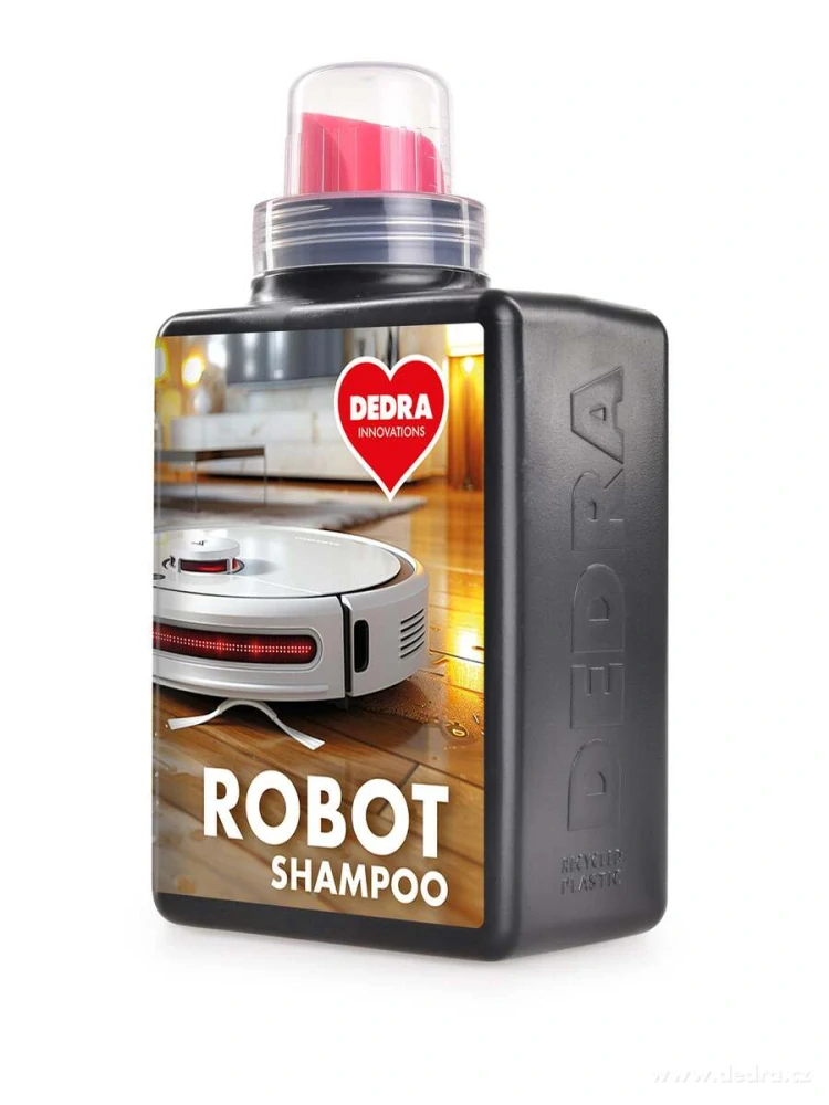 DEDRA Čistič podlah pro robotické vysavače s funkcí mopování, ROBOT SHAMPOO, 500 ml
