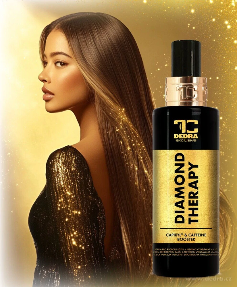 DEDRA Šampón na podporu růstu vlasů a zabránění jejich vypadávání, DIAMOND THERAPY, 320 ml