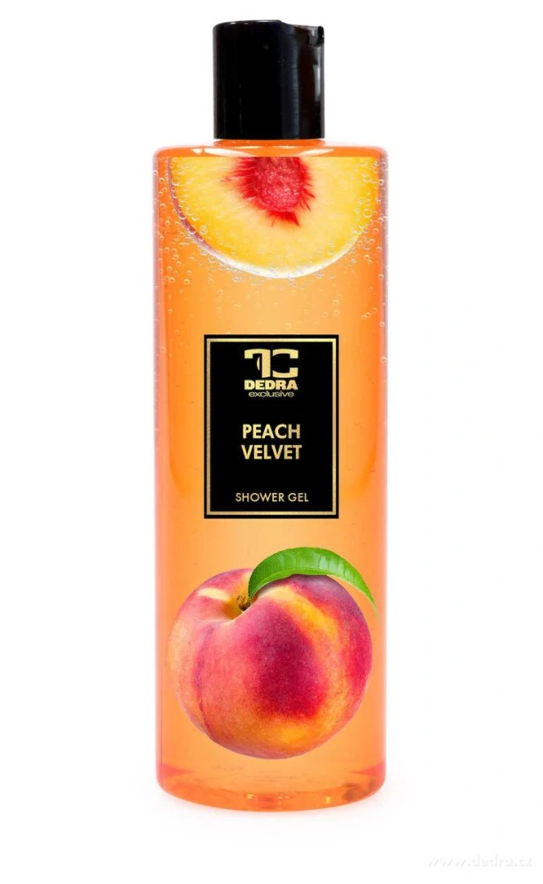 Dedra Přírodní šetrný sprchový gel s glycerinem PEACH VELVET, 420 ml