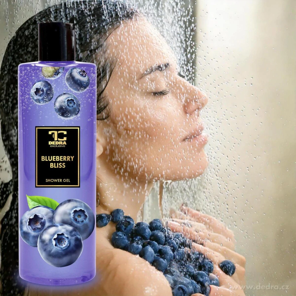 Dedra Přírodní šetrný sprchový gel s glycerinem BLUEBERRY BLISS, 420 ml