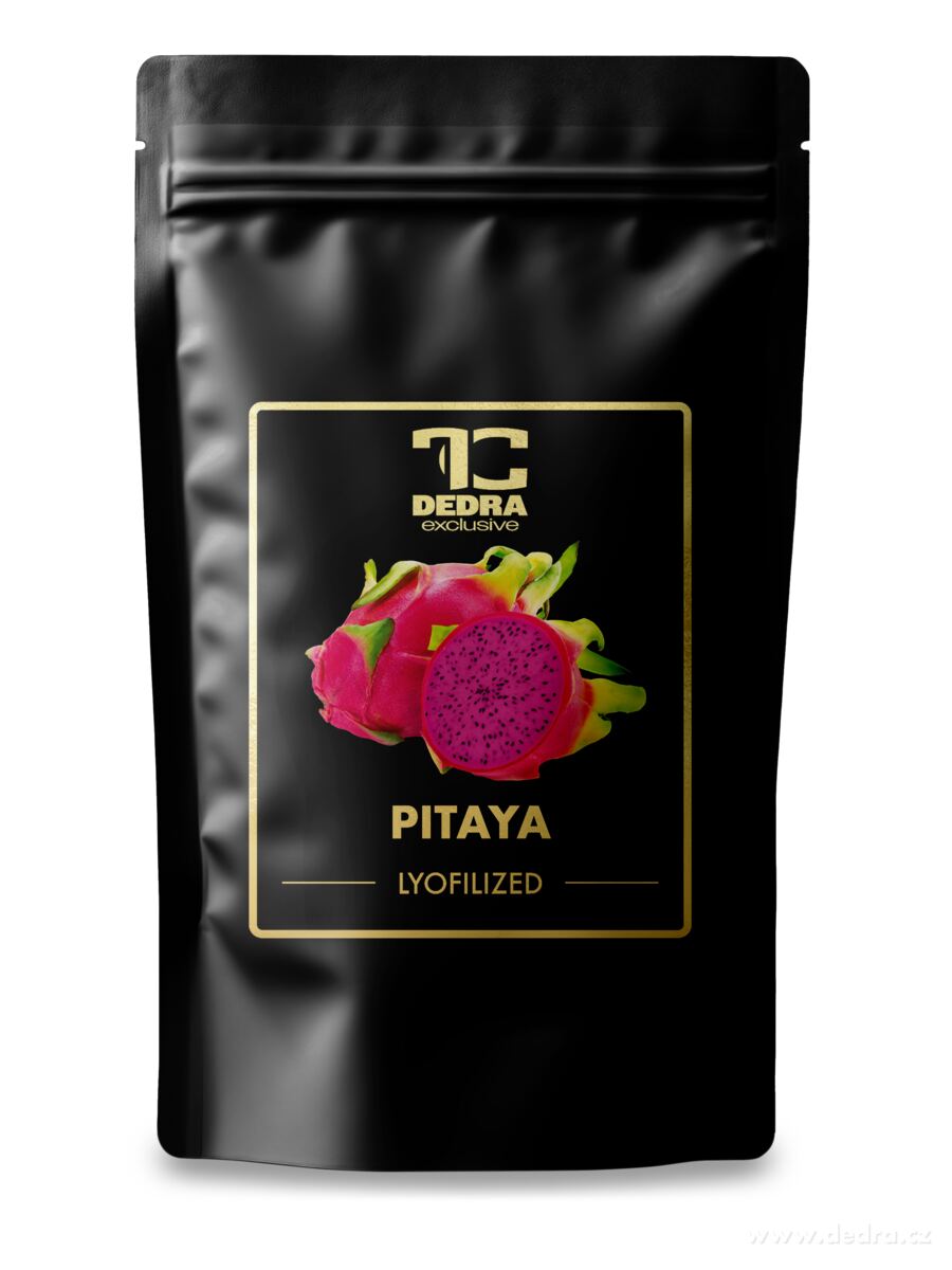 DEDRA EXOTICKÁ PITAYA - lyofilizované plátky, ovoce sušené mrazem, 50 g