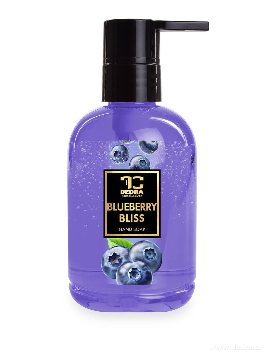 DEDRA Přírodní šetrné tekuté mýdlo s glycerinem BLUEBERRY BLISS 310 ml