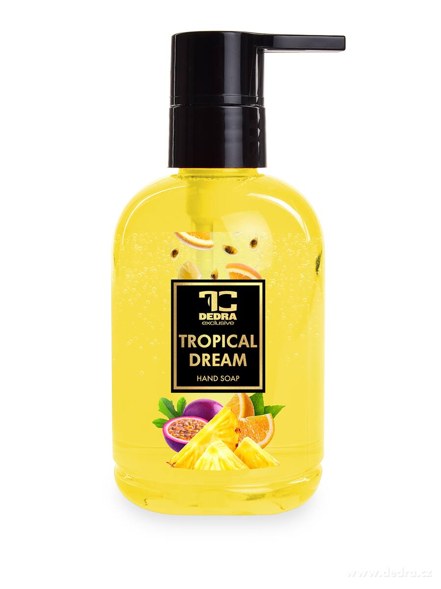 DEDRA Přírodní šetrné tekuté mýdlo s glycerinem TROPICAL DREAM 310 ml