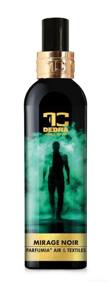 DEDRA Osvěžovač vzduchu a textilií MIRAGE NOIR, 200 ml