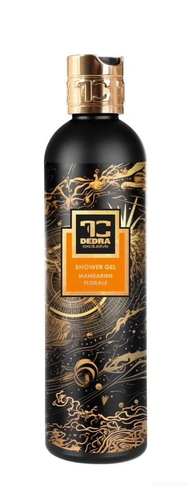 DEDRA Přírodní sprchový gel s glycerinem a Aloe vera, MANDARINE FLORALE, 320 ml