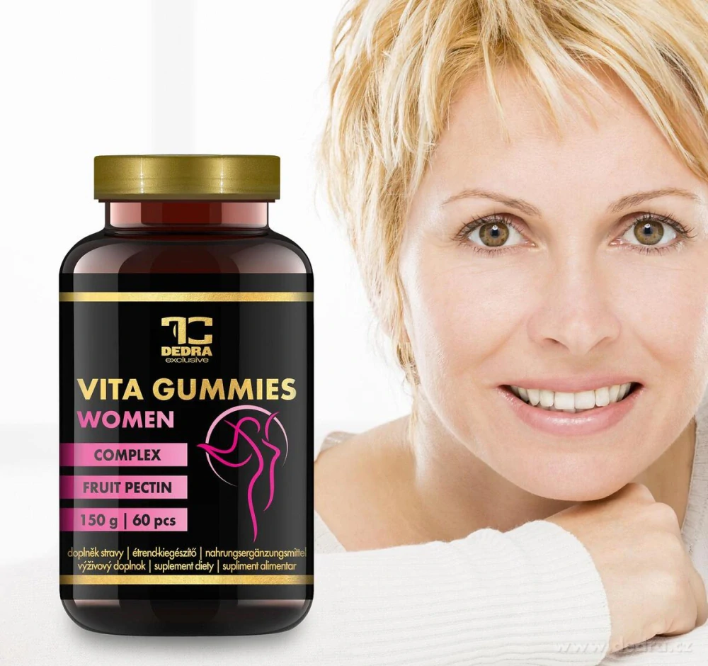 DEDRA VITA GUMMIES WOMAN  Multivitaminoví želé medvídci pro ženy  60 ks