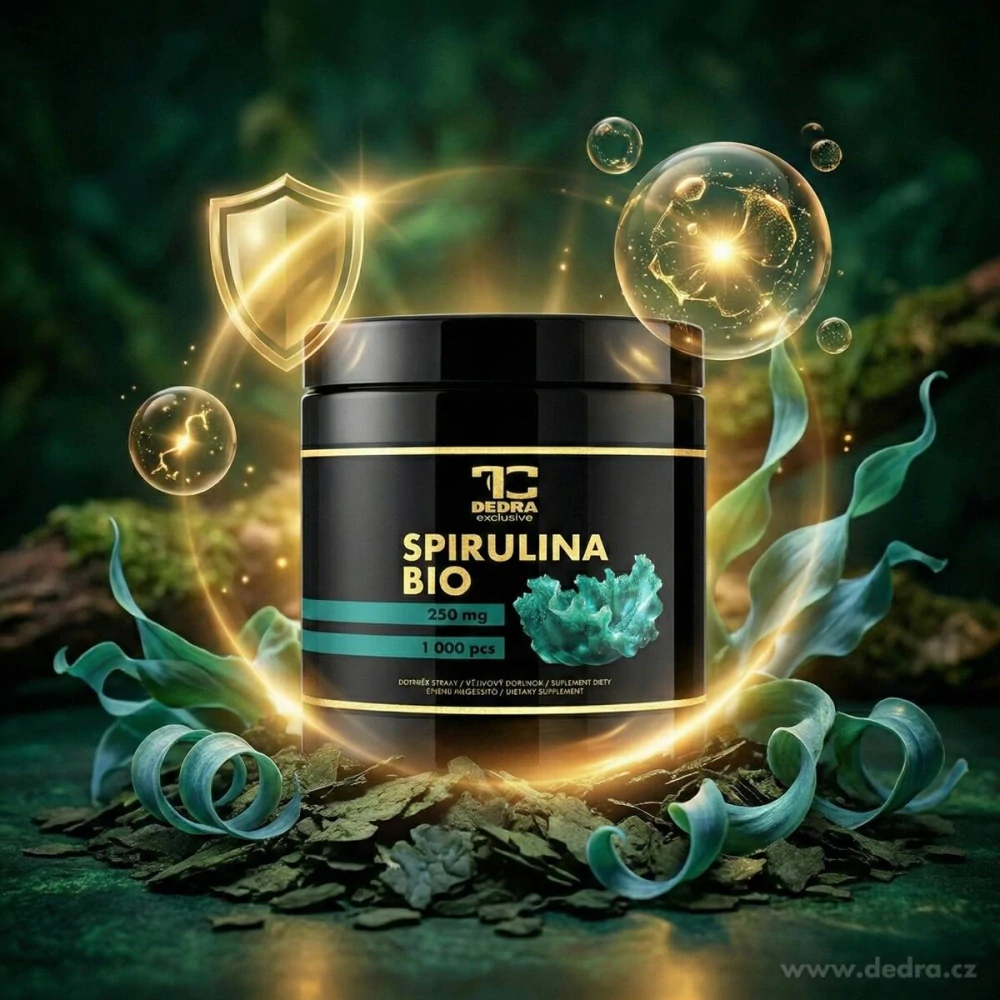 DEDRA BIO SPIRULINA 1000 tablet x 250 mg. 250 g