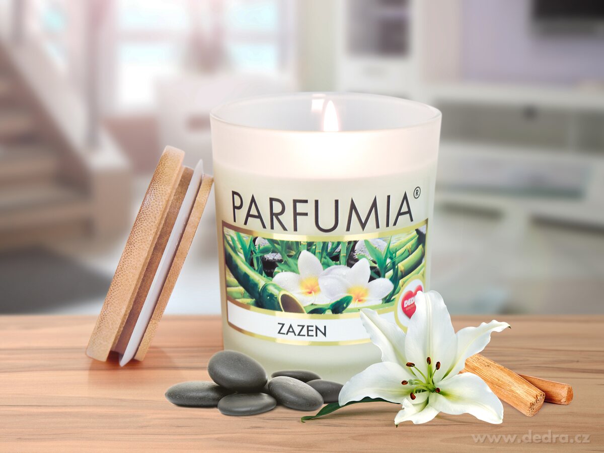 Sójová vonná EKO svíce PARFUMIA® ZAZEN 250 ml