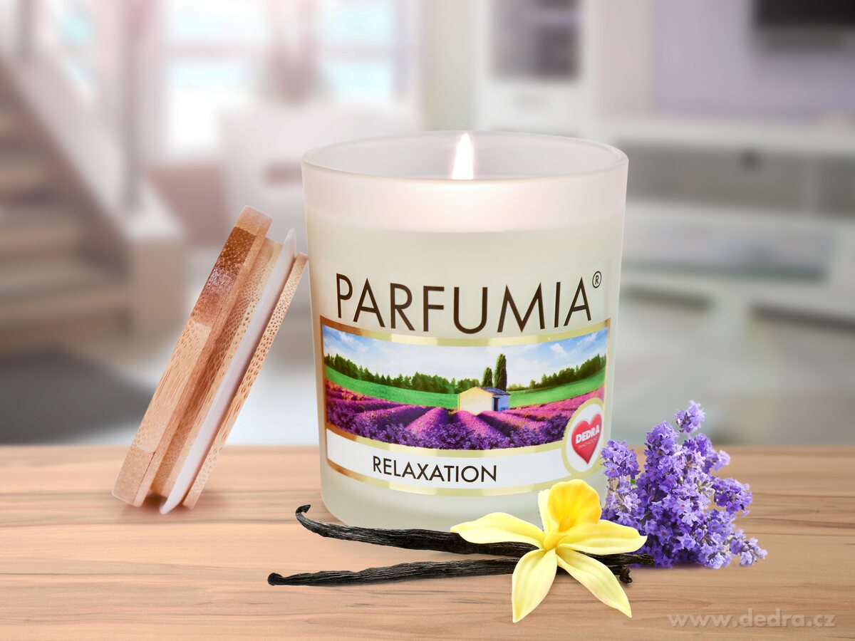 Sójová vonná EKO svíce PARFUMIA®  vůně  RELAXATION 250 ml