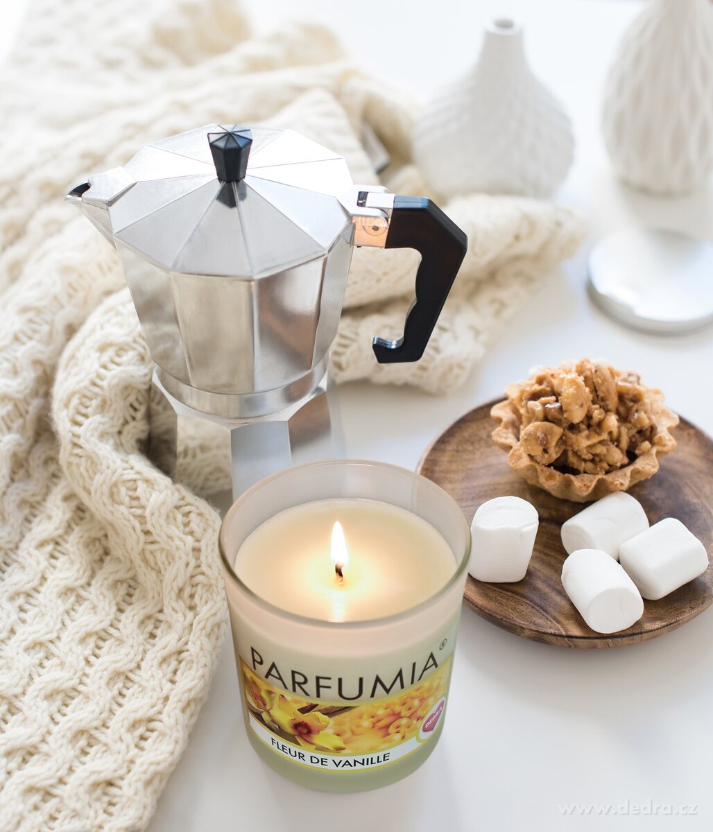 DEDRA Sójová vonná EKO svíce PARFUMIA® FLEUR DE VANILLE ml