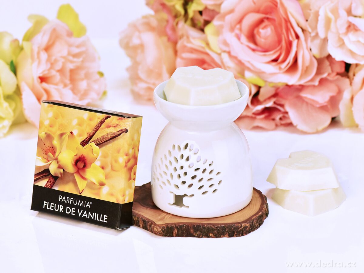 DEDRA Vonný sójový EKO vosk do aromalampy PARFUMIA® FLEUR DE VANILLE 40 ml