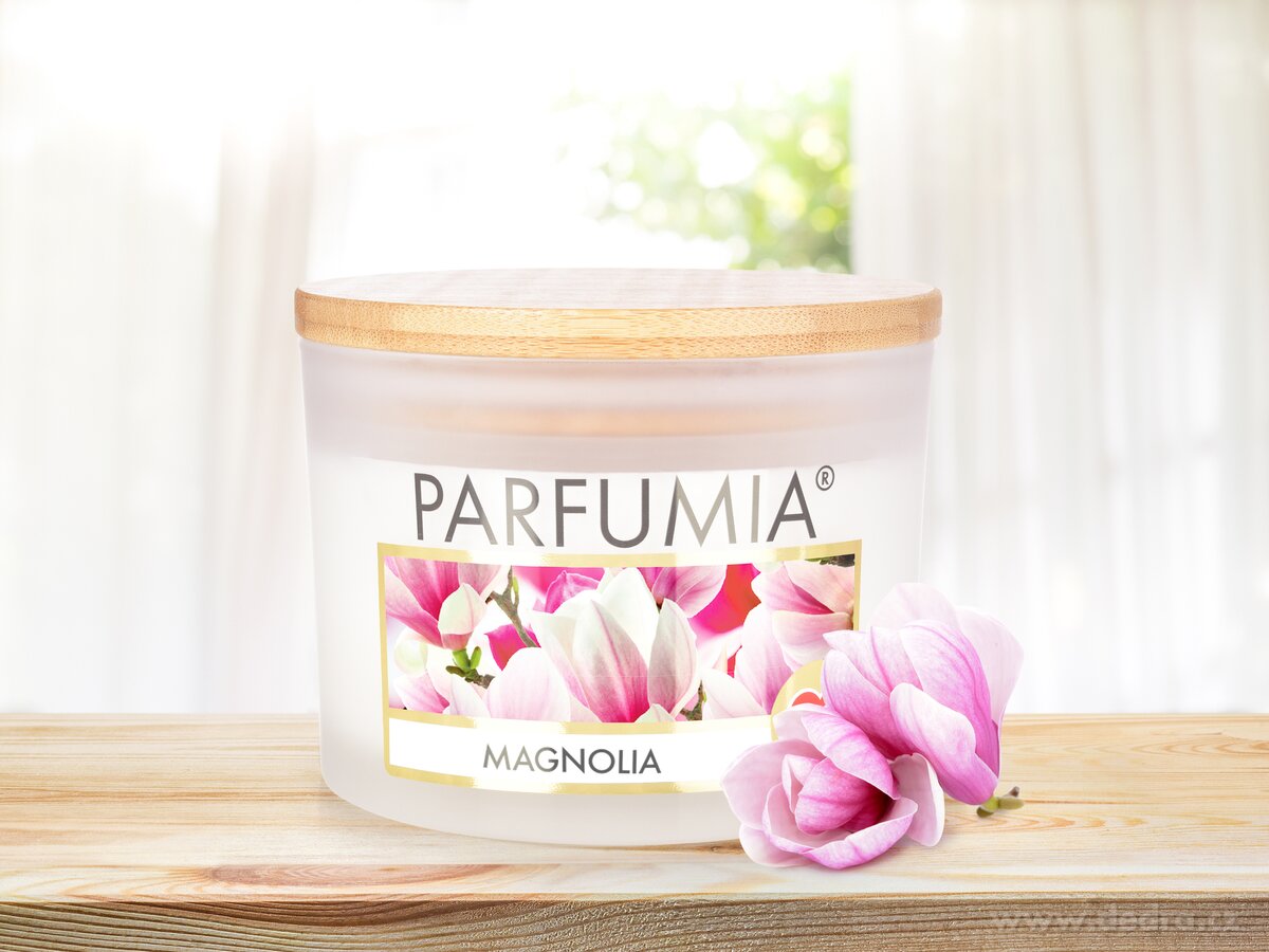 INTENSE 2 KNOTY sójová vonná EKO svíce PARFUMIA® MAGNOLIA, 400 ml