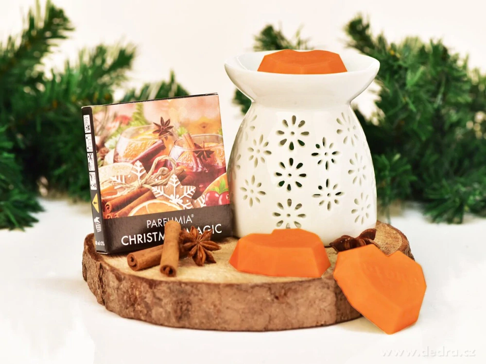 Vonný sójový EKO vosk do aromalampy PARFUMIA® vánoční CHRISTMAS MAGIC 40 ml