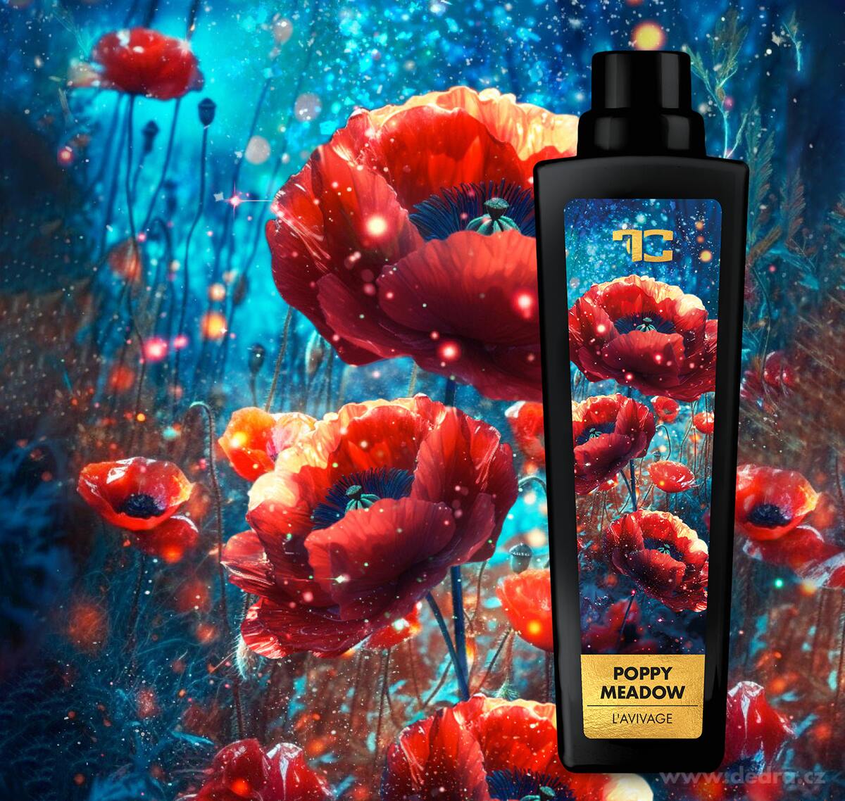 DEDRA Avivážní kondicionér, POPPY MEADOW, 750 ml