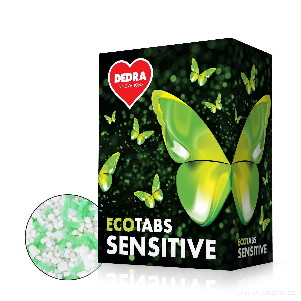 DEDRA EKO TABLETY pro citlivou pokožku, na praní ECOTABS SENSITIVE, 26 tablet