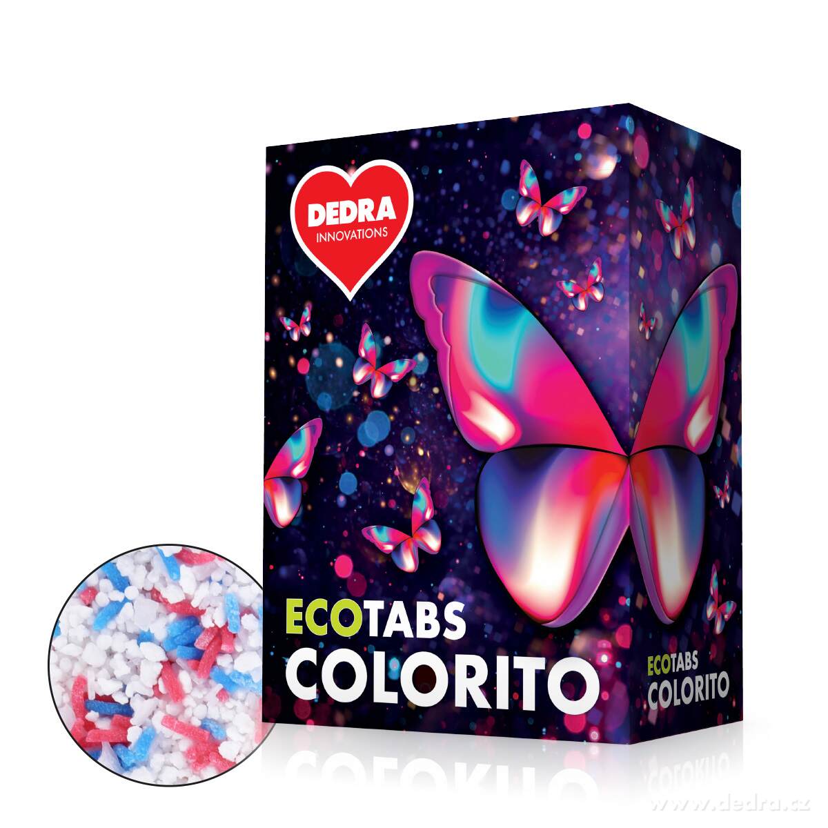 DEDRA EKO TABLETY na barevné prádlo ECOTABS COLORITO, 26 tablet
