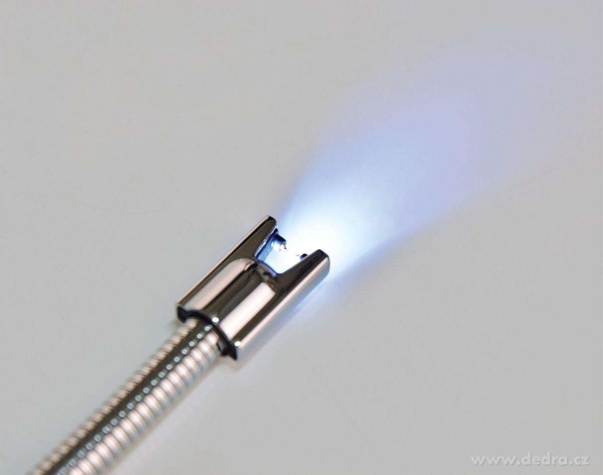 Dobíjecí USB plazmový zapalovač s LED osvětlením, SYSTEMAT