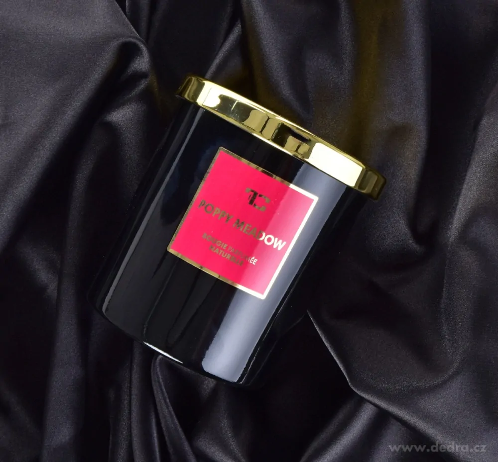 DEDRA Sójová vonná EKO svíce PARFUMIA®, POPPY MEADOW, 250 ml