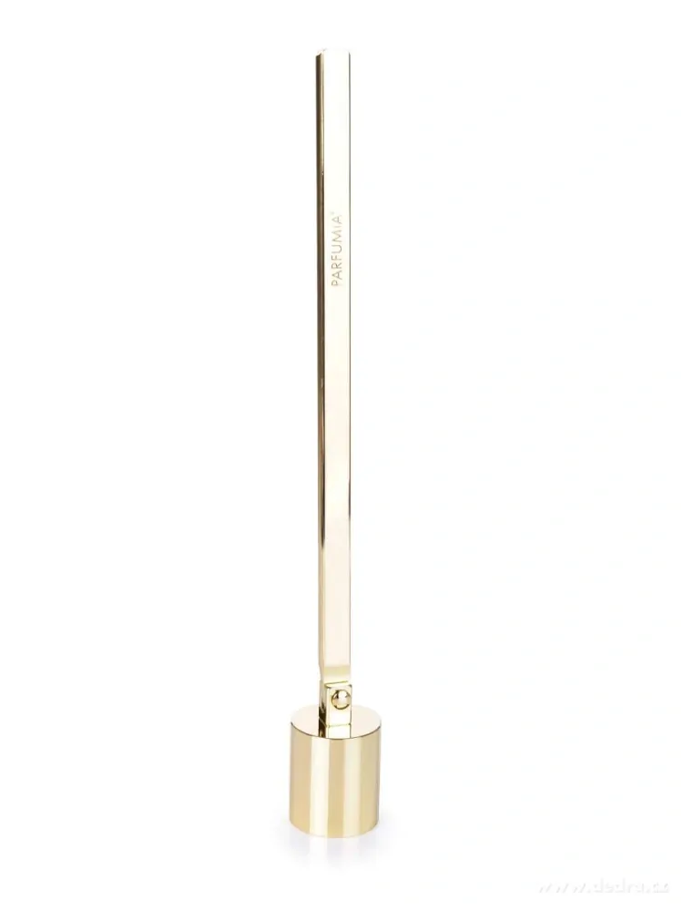 ZHÁŠEDLO na svíci/svíčku, z nerez oceli se zlatou úpravou, PARFUMIA®, 19 cm