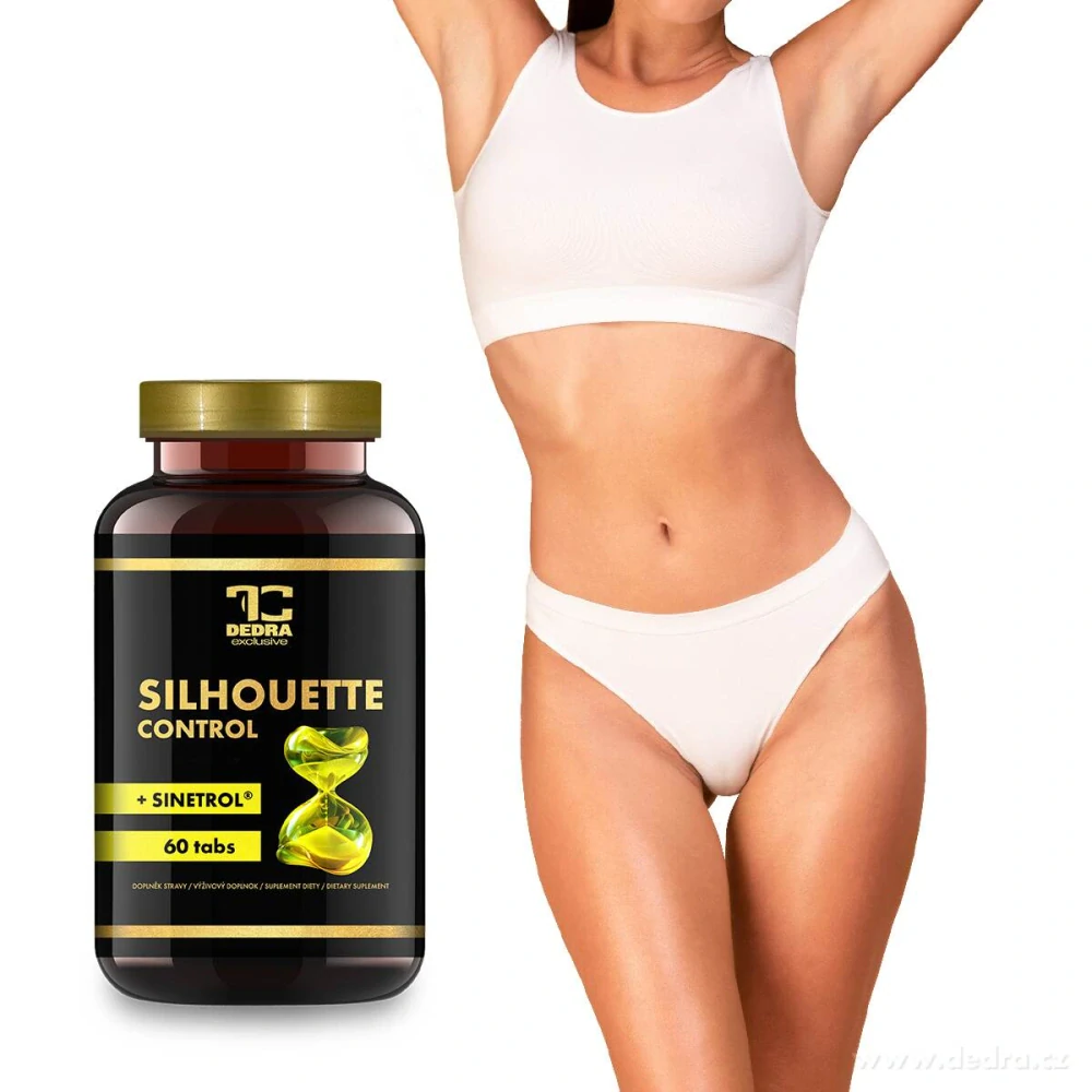DEDRA SILHOUETTE CONTROL + SINETROL®, podpora hubnutí 60 kapslí