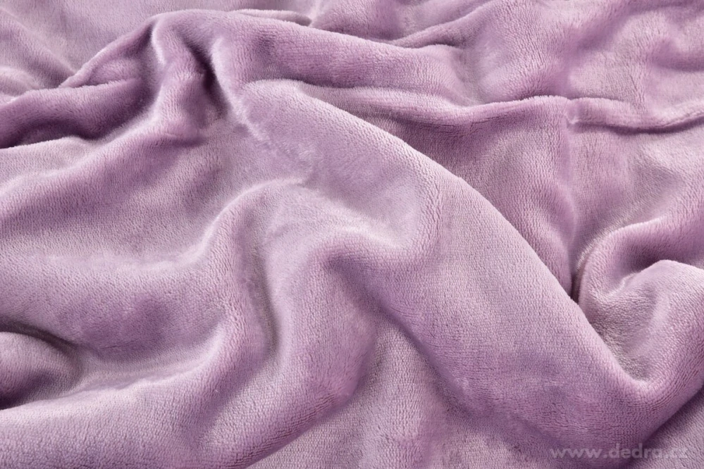 ROYAL LAGOON VELVET luxusní přikrývka, dvouvrstvá, 150 x 200 cm, fialová