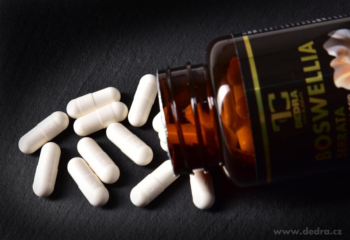 DEDRA BOSWELLIA SERRATA 490 mg, 65 % kyseliny boswellové, 60 kapslí,