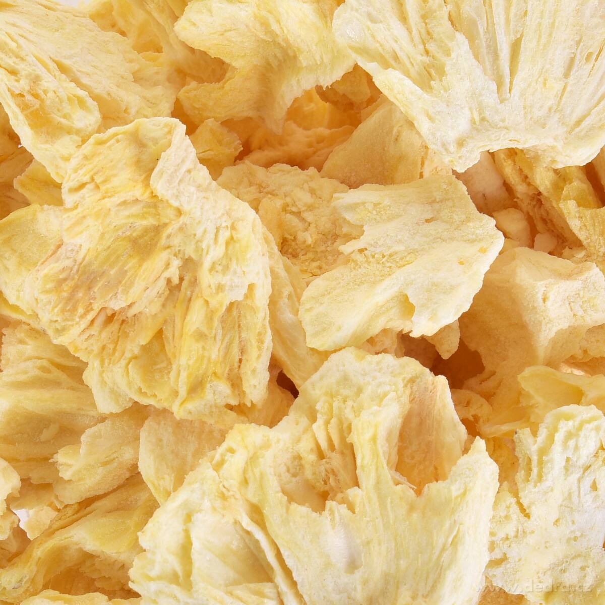 DEDRA TROPICKÝ ANANAS - lyofilizované plátky, ovoce sušené mrazem, 50 g