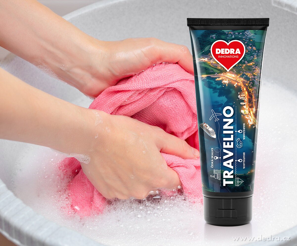Dedra TRAVELINO,EKO gel na ruční praní na cestách i doma 200 ml
