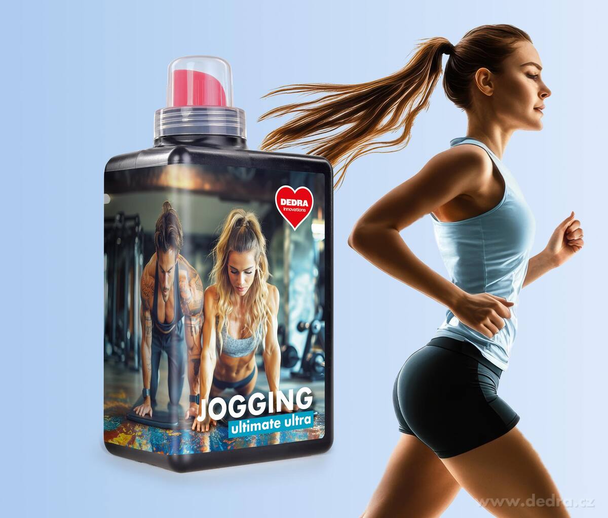 DEDRA JOGGING – Prací gel na sportovní & funkční oblečení  28 praní