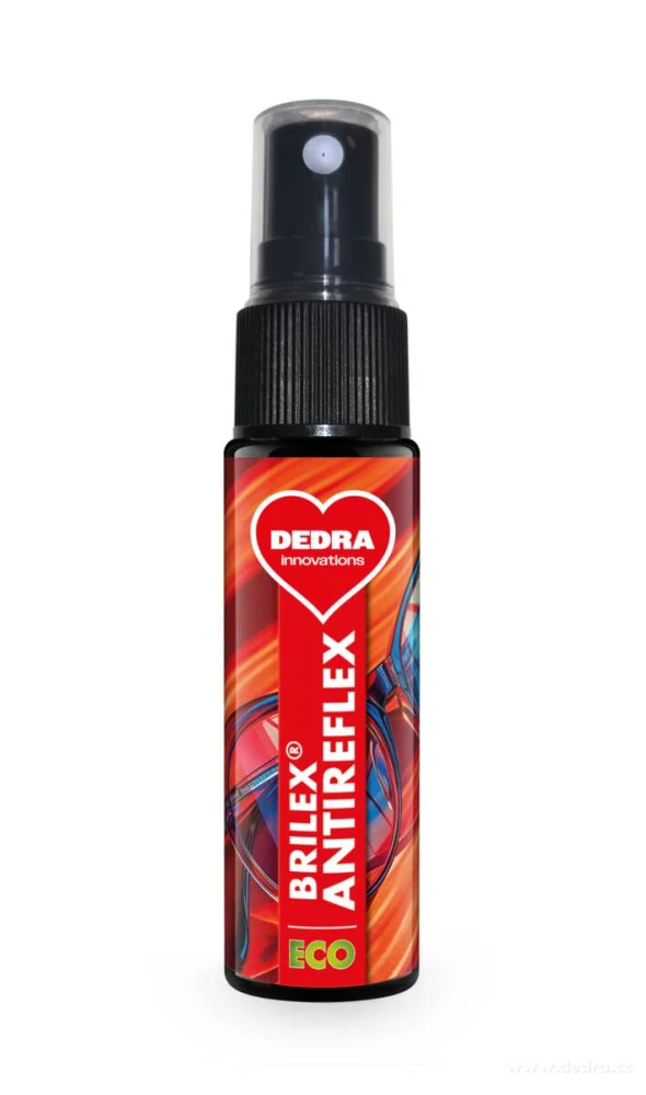 DEDRA ANTIREFLEX BRILEX® čisticí sprej na brýle s antireflexní úpravou & UV filtrem,30 ml