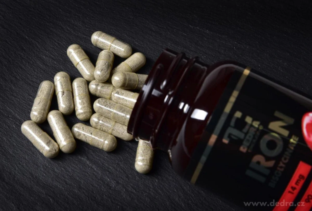 DEDRA ŽELEZO BISGLYCINÁT 14 mg  proti únavě a pro zdravou krvetvorbu, 90 kapslí